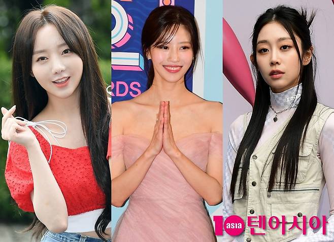 러블리즈 출신 케이, 이미주, 서지수 / 사진=텐아시아DB