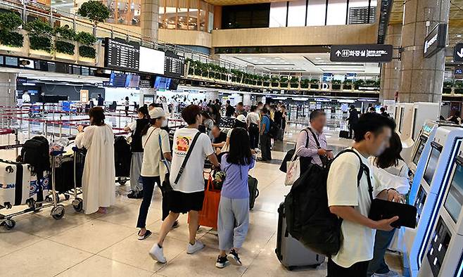 김포공항 국제선 터미널 전경.