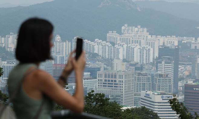 서울 시내 아파트의 모습. 연합뉴스