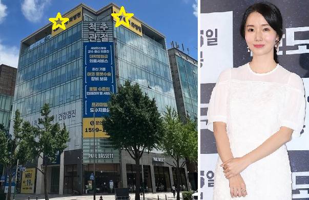 가수 겸 배우 이정현(오른쪽)이 인천 남동구 구월동 인천시청역 인근에 있는 병원 건물을 194억원에 매입했다. 본관 8층, 별관 5층 등 2개동 건물로 162억원 가량의 대출이 껴있다. [다음로드뷰, 헤럴드DB]