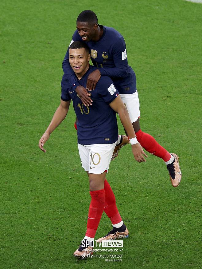 ▲ 프랑스 대표팀 음바페-뎀벨레