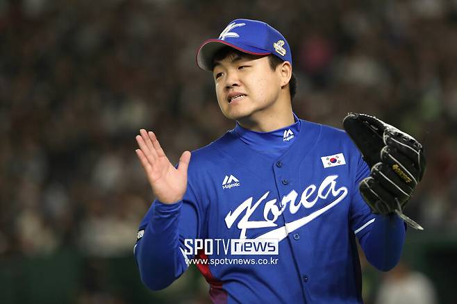 ▲ 한일전에 출전한 장현식. ⓒ 곽혜미 기자