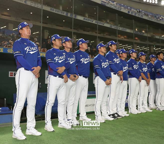 ▲ 2017년 APBC 결승전을 앞둔 한국 코칭스태프. ⓒ 곽혜미 기자