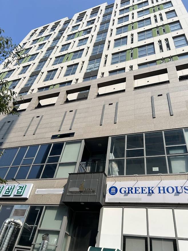 1. 보증금 사고가 발생한 인천 중구 운서동의 B오피스텔 사진=강명연 기자