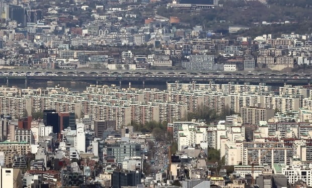 서울 압구정동 현대아파트 등 한강변 모습.  /사진=연합뉴스