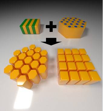 벌집(허니콤) 모양에 착한한 나노 패턴을 나타낸 그래픽. 포스텍 제공