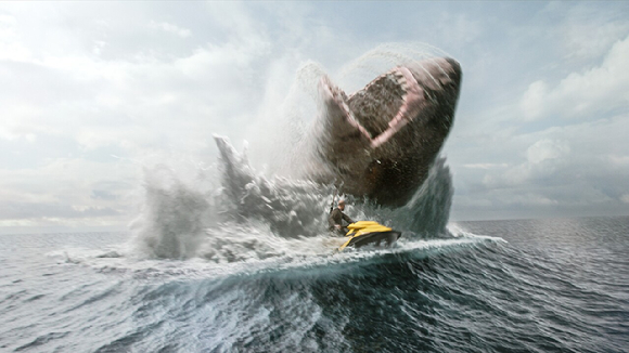 영화 '메가로돈 2'는 전 세계에서 가장 깊은 마리아나 해구, 역사상 가장 거대하고 무자비한 최상위 포식자가 도사리는 그곳에서 강철 다이버 '조나스'(제이슨 스타뎀 분)가 더 맹렬하게 돌아온 '메가로돈'과 짜릿한 대결을 펼치는 액션 어드벤처 영화다. [사진=워너브러더스 코리아(주) 제공]