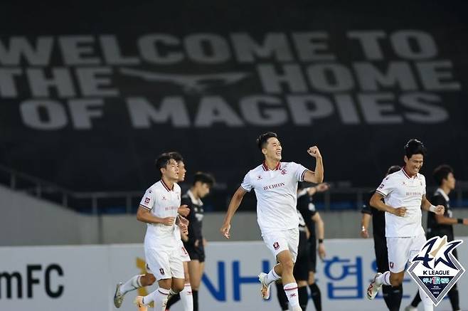 [서울=뉴시스]부천 이의형 골. 2023.08.21. (사진=한국프로축구연맹 제공) *재판매 및 DB 금지