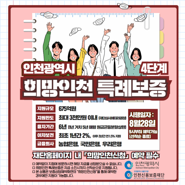 ‘2023 희망인천 소상공인 경영안정자금(4단계)’ 포스터