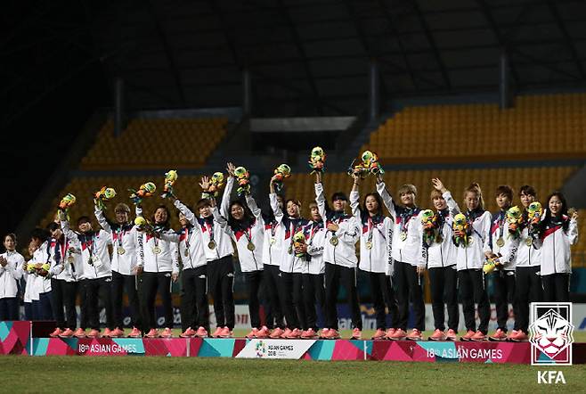 아시안게임에 나설 여자 축구 대표팀 명단이 확정됐다. 사진=대한축구협회