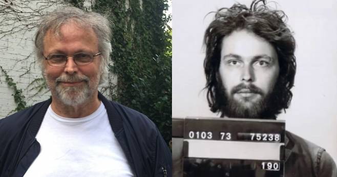 스웨덴 스톡홀름 노르말름스토리(Norrmalmstorg) 크레디트반켄(Kreditbanke) 은행 강도 사건의  납치범 중 한 명인 악명 높은 클라르크 올로프손의 모습. 트위터 캡처