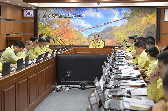 순창군의 주민 건의사항 추진상황 보고회 장면  [사진=순창군]