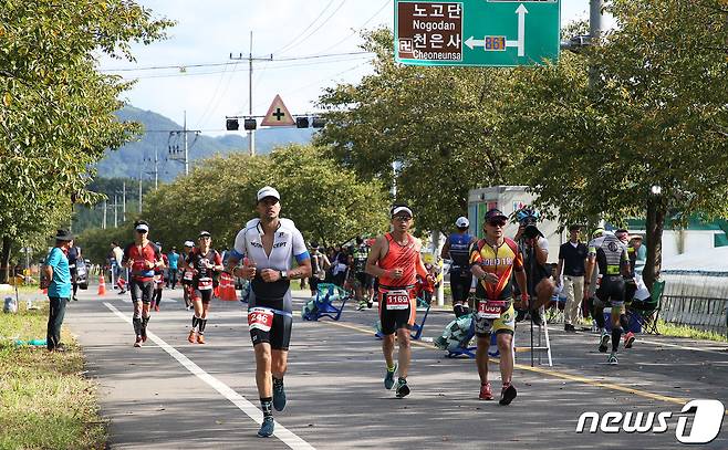 오는 9월 8일부터 4일간 지리산 호수공원 일원에서 '2023 아이언맨 구례 코리아 (2023 IRONMAN GURYE KOREA)'가 열린다.(구례군 제공)2023.8.24/