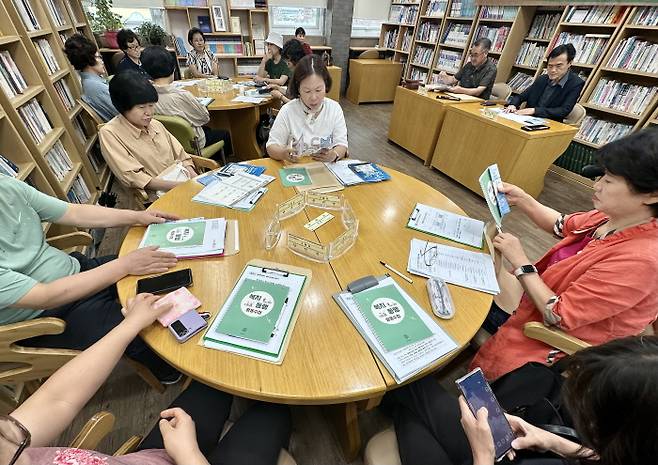 송파구 통장단 교육 모습. 송파구청 제공