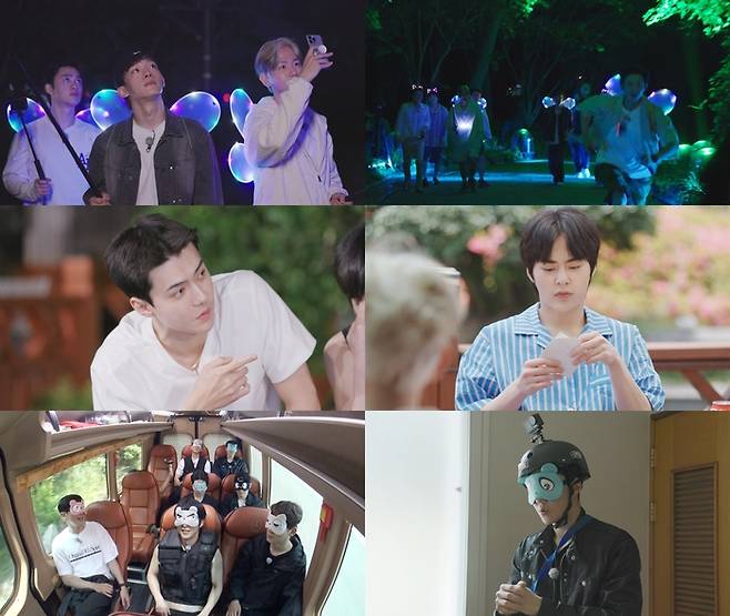엑소의 사다리 타고 세계여행. SM C&C STUDIO