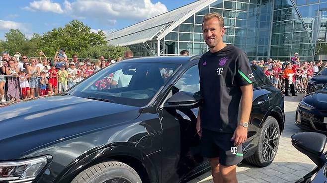 ▲ 아우디 행사에 참석한 케인 ⓒ 바이에른 뮌헨