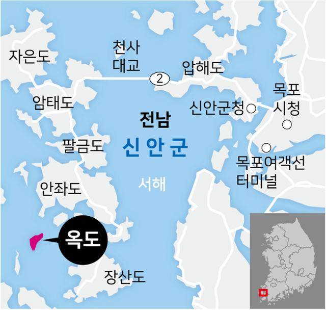 옥도 지도. 그래픽=강준구 기자