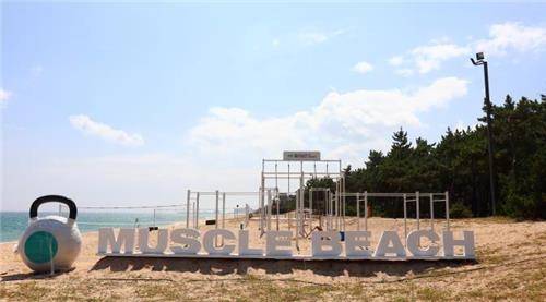 강릉 강문해변 머슬비치 [세인트존스호텔 제공]