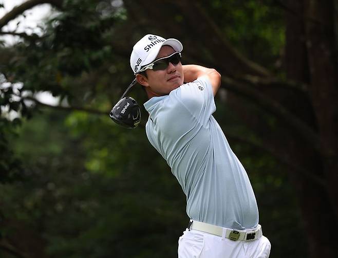 송영한의 플레이 모습