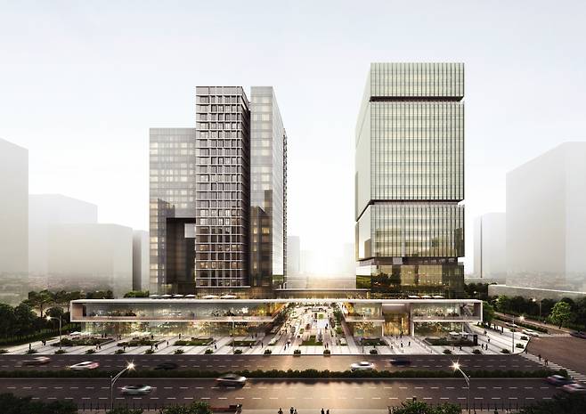 ‘Star Gateway’ 베트남 하노이 스타레이크시티 K2HH1 개발사업 조감도. [한림건축그룹 제공]