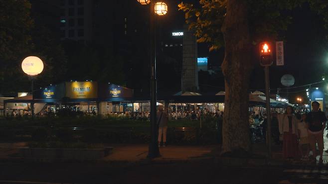 이달 중순 방문한 일본 맥주 축제 ‘삿포로 오도리 비어 가든’ 현장 이정아 기자