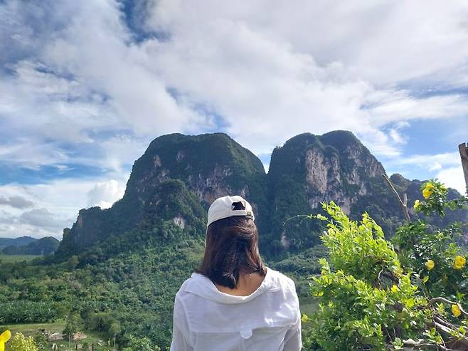 카페 '쿠언놈싸우'에서 찍은 사진.