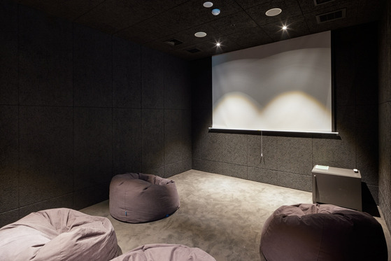 The screening room at Mangrove's Sinseol branch [MGRV]