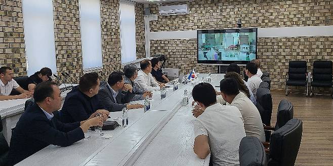 기묘국제대학 방문. 한국승강기대학교 제공