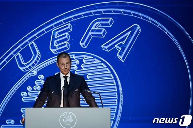 체페린 UEFA 회장. ⓒ AFP=뉴스1