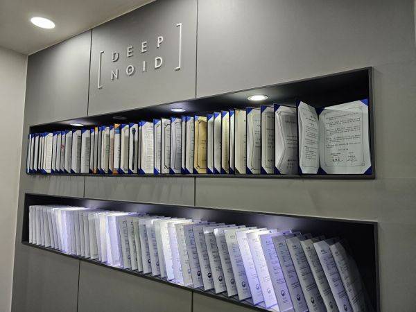 딥노이드가 획득한 특허들. 사진=유현석 기자