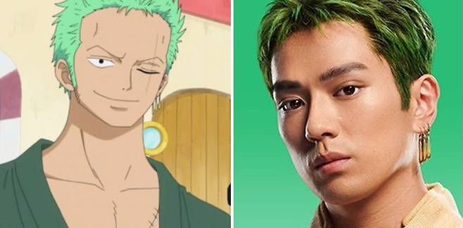 '원피스'의 검객 캐릭터 조로.