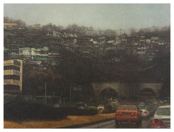 이만나, 더 이상 거기에 없는 풍경(The Landscape that is no more There), 194 x 259cm, 캔버스에 오일, 2020