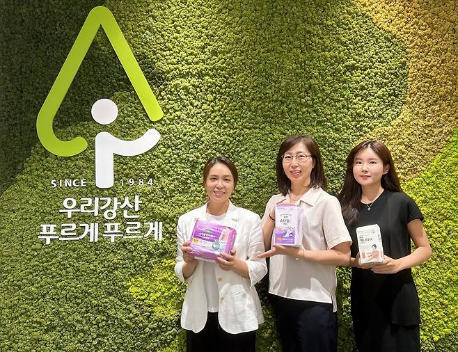 유한킴벌리 디펜드 마케팅팀. /이신혜 기자