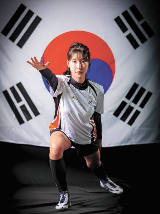 우희준 대한민국 여자 카바디 국가대표가 1일 오후 서울 상암동 중앙일보 스튜디오에서 중앙일보와 인터뷰를 하고 있다. 전민규 기자