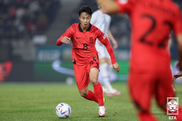 항저우 아시안게임 남자축구 대표팀 주장으로 선임된 백승호. 사진=대한축구협회