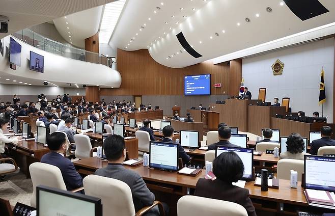 [홍성=뉴시스] 충남도의회 제342회 임시회 2차 본회의  *재판매 및 DB 금지