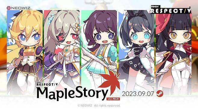 '메이플스토리(MapleStory)'와의 콜라보 DLC를 공개한 네오위즈