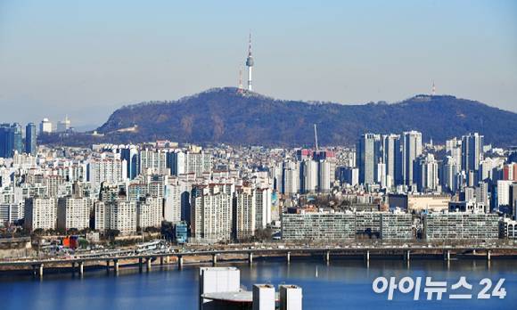 서울 도심 아파트 단지 전경. [사진=정소희 기자]