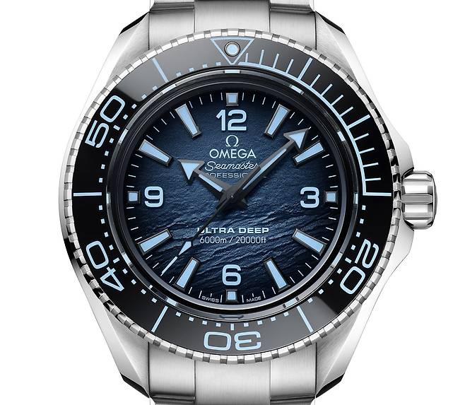 6000m 방수 성능을 갖춘 씨마스터 울트라 딥. [사진 오메가]