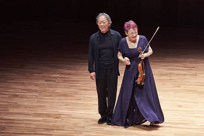 정경화·정명훈의 '정트리오' 콘서트. (사진=크레디아 제공) photo@newsis.com *재판매 및 DB 금지