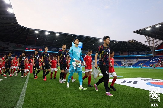 축구대표팀 손흥민. [사진=대한축구협회 제공]