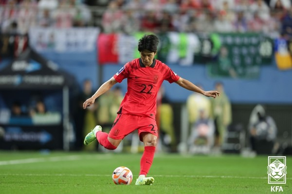 설영우(한국 남자 축구대표팀). 대한축구협회 제공