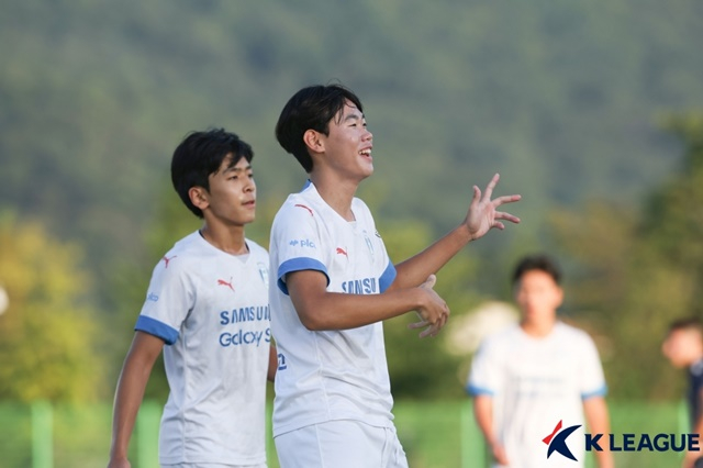 수원삼성 유스팀. /사진=한국프로축구연맹 제공