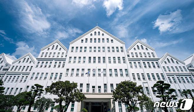 조선대학교 본관 전경../뉴스1