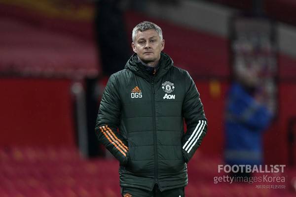 올레 군나르 솔샤르 당시 맨체스터유나이티드 감독. 게티이미지코리아