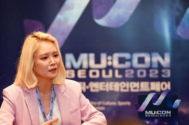 [서울=뉴시스] 조미쉘(미셸 조). (사진 = 한국콘텐츠진흥원 제공) 2023.09.11. photo@newsis.com *재판매 및 DB 금지