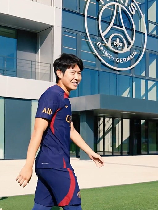 ▲ PSG 훈련에 복귀한 이강인 ⓒPSG