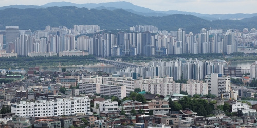 남산에서 바라본 서울 시내 아파트./ 연합뉴스