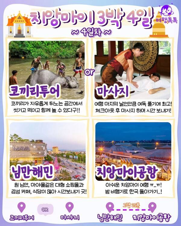 치앙마이 여행코스 / ⓒ여행톡톡