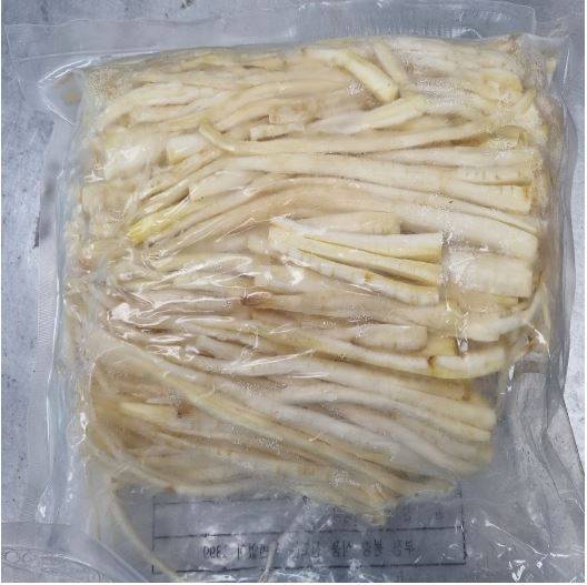 이산화황이 검출된 중국산 깐도라지. [식약처 제공]